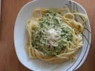 Rezept: Pesto-Sahne-Nudeln Pesto-Sahne-Nudeln - Rezept