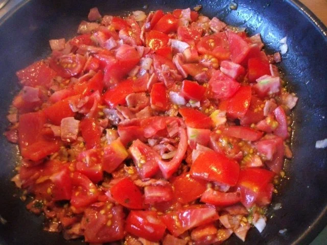 Kräuterrührei mit Schinken und Tomate - Rezept - Bild Nr. 6
