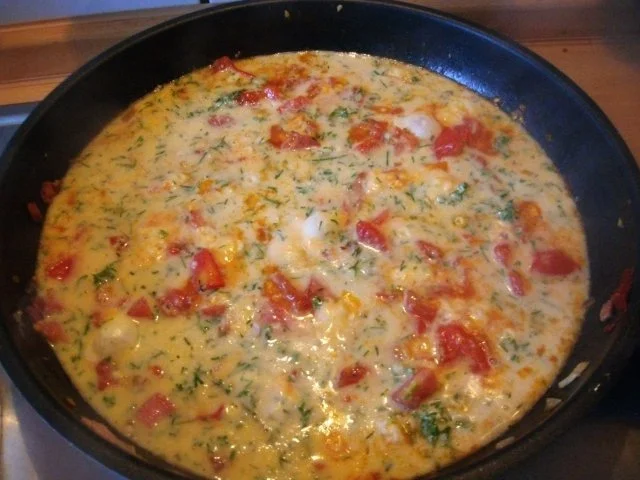 Kräuterrührei mit Schinken und Tomate - Rezept - Bild Nr. 7