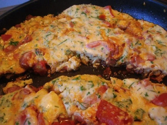 Kräuterrührei mit Schinken und Tomate - Rezept - Bild Nr. 9