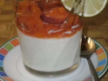 Limetten-Kokosmousse mit beschwipstem Pfirsichkompott - Rezept - Bild Nr. 12