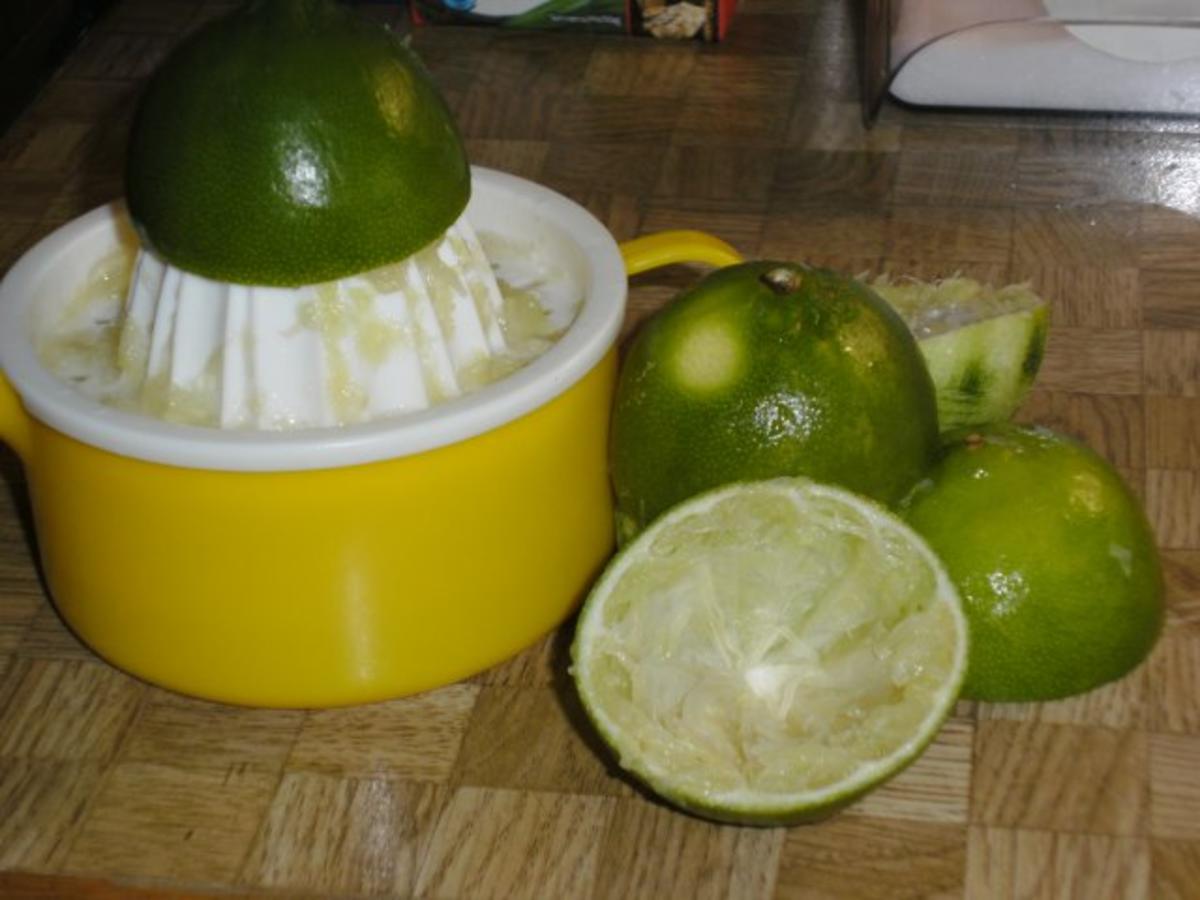 Limetten-Kokosmousse mit beschwipstem Pfirsichkompott - Rezept - Bild Nr. 4