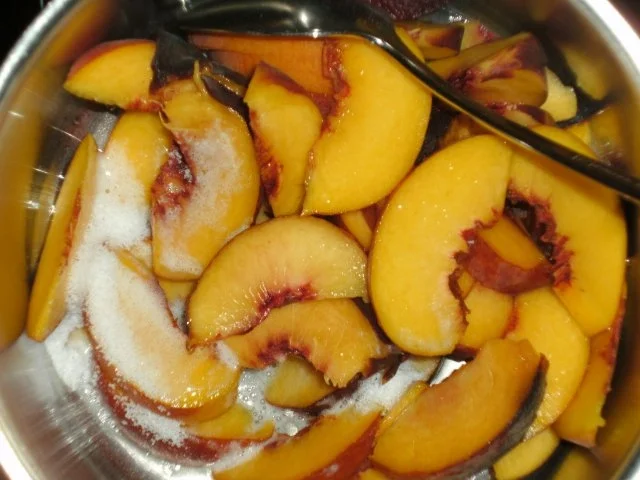 Limetten-Kokosmousse mit beschwipstem Pfirsichkompott - Rezept - Bild Nr. 10