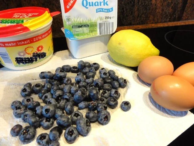 KuchenZwerg:   KÄSEKUCHEN mit Heidelbeeren - Rezept - Bild Nr. 3