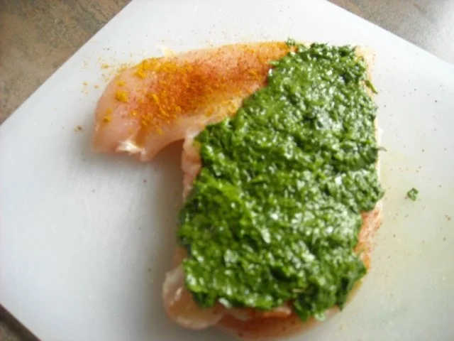 Kräuter-Hähnchenbrust in Minz-Sauce - Rezept - Bild Nr. 4