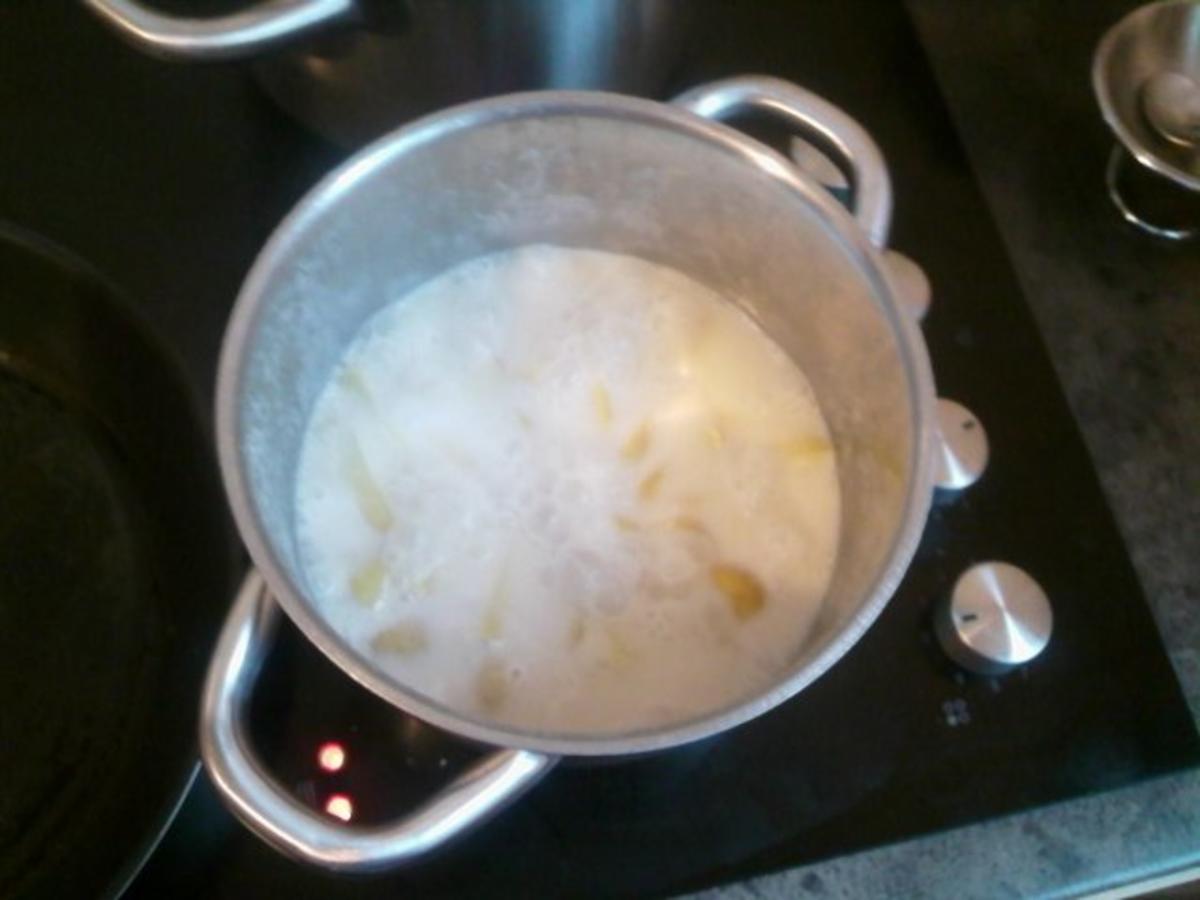 Kartoffel-Kürbissuppe mit Hackbällchen - Rezept - Bild Nr. 3
