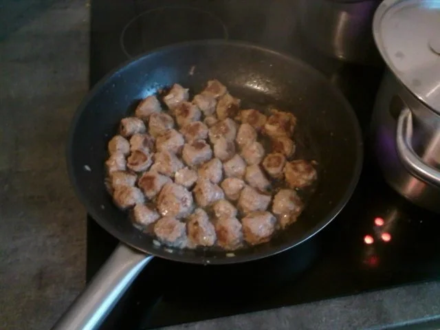 Kartoffel-Kürbissuppe mit Hackbällchen - Rezept - Bild Nr. 4