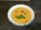 Kartoffel-Kürbissuppe mit Hackbällchen - Rezept