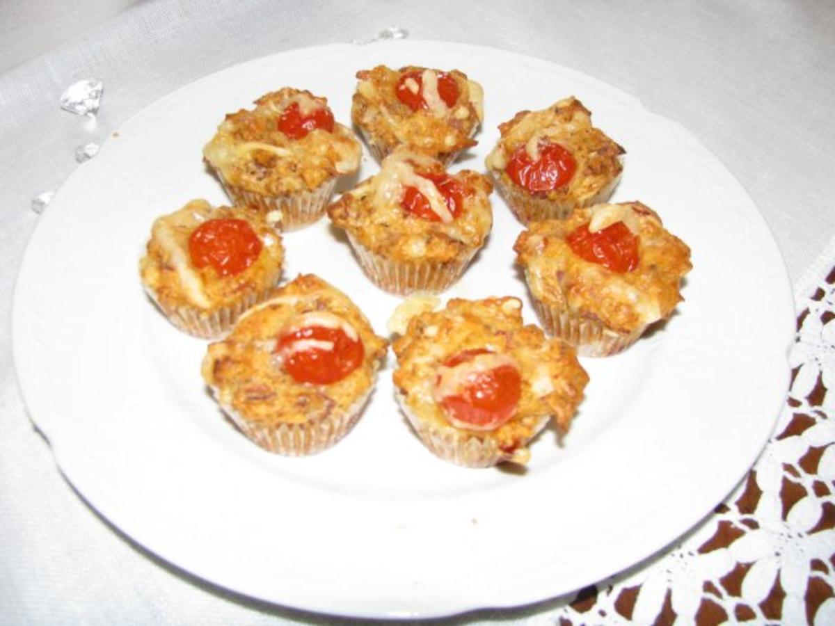 Bilder für Fingerfood: Mini-Pizza-Muffins - Rezept