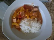 Geschnetzeltes mit "falschem Leberkäse" - Rezept