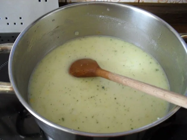 Rezept: Flädle mit Mangold-Schinken-Hirtenkäsefüllung und Frischkäsesößle Bild Nr. 7 Flädle mit Mangold-Schinken-Hirtenkäsefüllung und Frischkäsesößle - Rezept - Bild Nr. 7