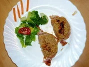 Hackbraten mit Baconkruste - Rezept