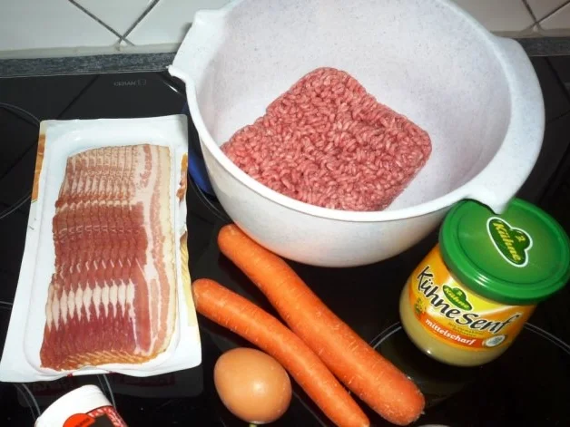 Hackbraten mit Baconkruste - Rezept - Bild Nr. 2