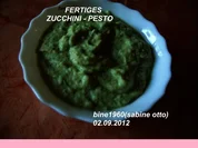 ZUCCHINI  -  PESTO - Rezept