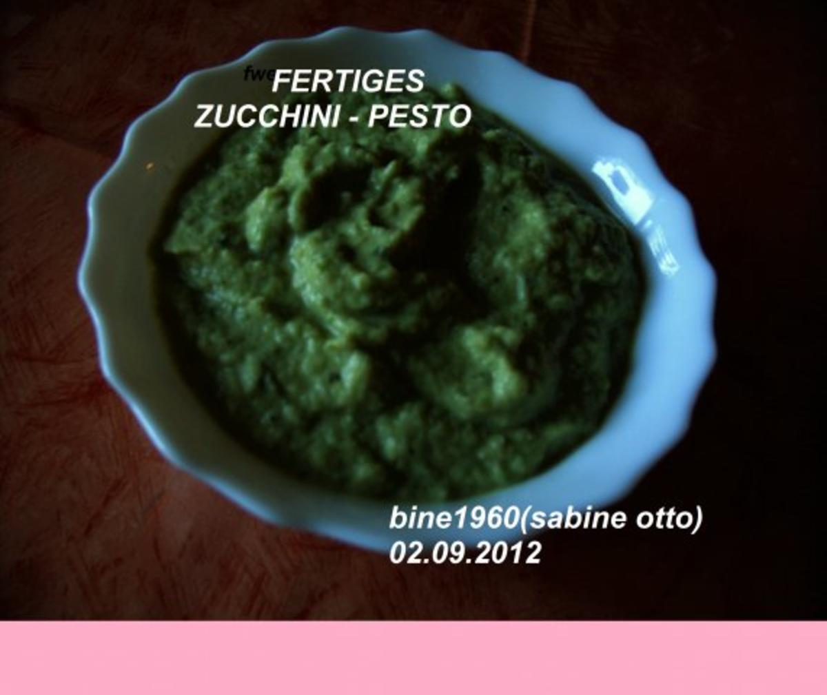 Bilder für ZUCCHINI - PESTO - Rezept