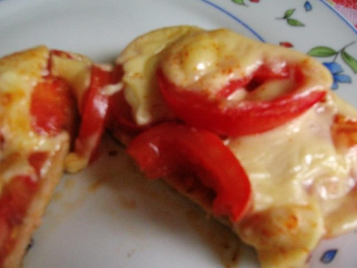 Kammkotelett mit Tomaten und Käse und Backofenkartoffeln - Rezept - Bild Nr. 11