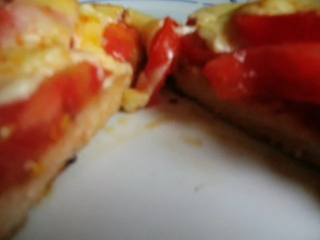 Kammkotelett mit Tomaten und Käse und Backofenkartoffeln - Rezept - Bild Nr. 12