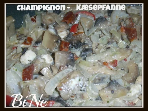 Rezept: BiNe` S CHAMPIGNON - KÆSEPFANNE Bild Nr. 6 BiNe` S CHAMPIGNON - KÆSEPFANNE - Rezept - Bild Nr. 6