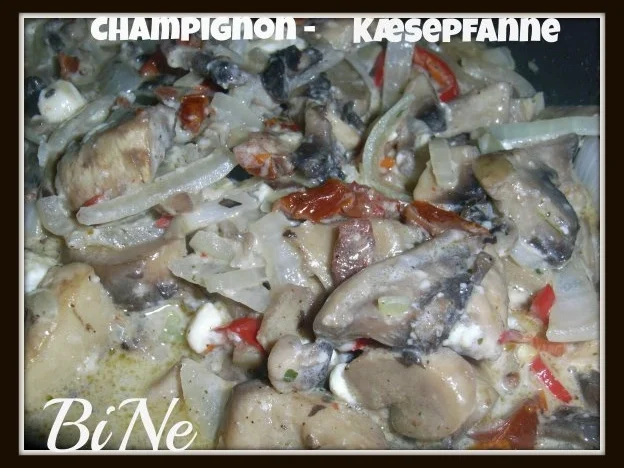 Rezept: BiNe` S CHAMPIGNON - KÆSEPFANNE BiNe` S CHAMPIGNON - KÆSEPFANNE - Rezept