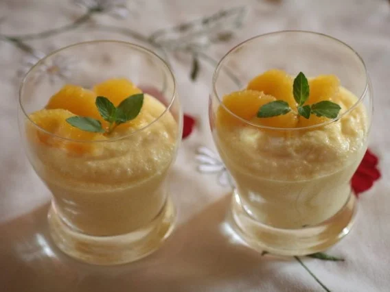 Orangen-Grießflammerie - Rezept