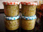 Konfitüre & Co:  Apfel - Zucchini mit Minze - Rezept