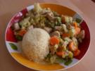 Gemüsepfanne mit Putenbrust - Rezept