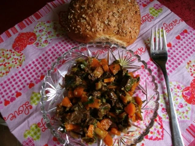 Rezept: Rindfleischsalat aus der Beinscheibe Bild Nr. 14 Rindfleischsalat aus der Beinscheibe - Rezept - Bild Nr. 14