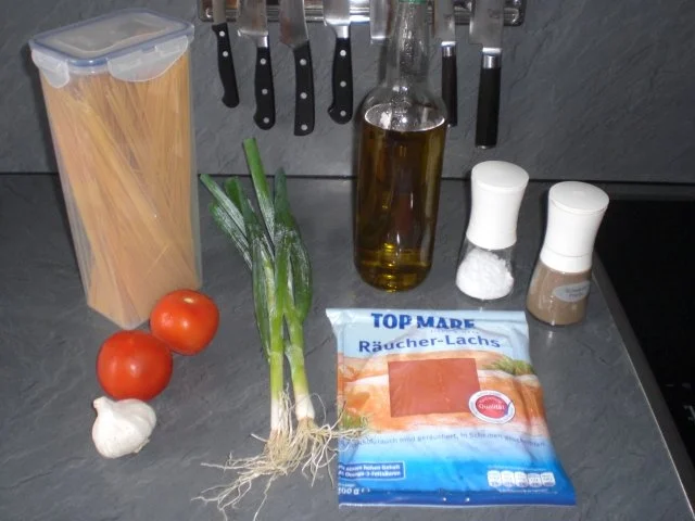 Spaghetti mit geräuchertem Lachs - Rezept - Bild Nr. 2