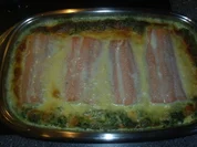 Lachsfilet auf Blattspinat - Rezept