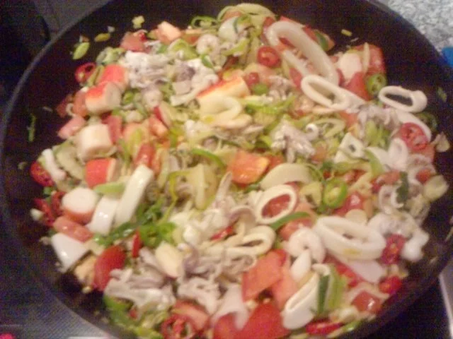 Spaghetti Frutti de Mare im Ring of Fire - Rezept - Bild Nr. 7