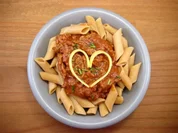 Vollkornnudeln mit Soja-Hack-Bolognese - Rezept