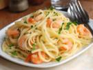 Zitronenlinguine mit Chili-Garnelen in Curry-Sauce - Rezept