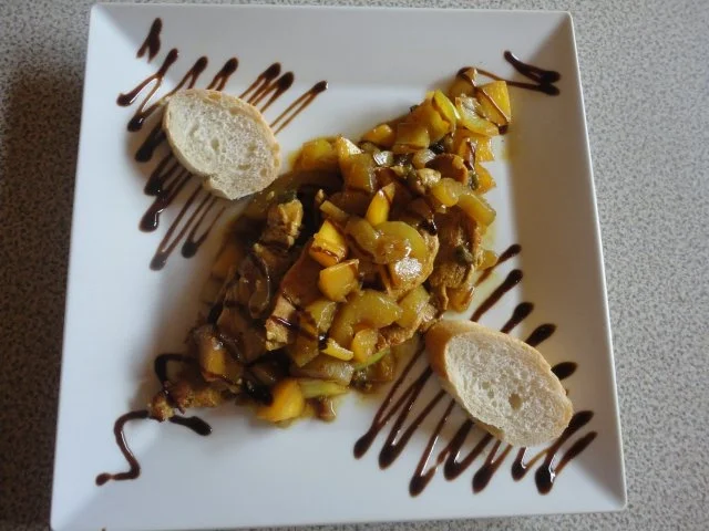 feuriger Asia-Puten-Schmorgurken Teller - Rezept