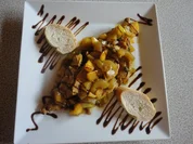 feuriger Asia-Puten-Schmorgurken Teller - Rezept