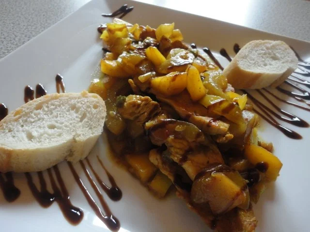 feuriger Asia-Puten-Schmorgurken Teller - Rezept - Bild Nr. 7