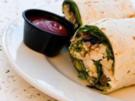 Gefüllte Pfannkuchen mit Pute und Spinat - Rezept
