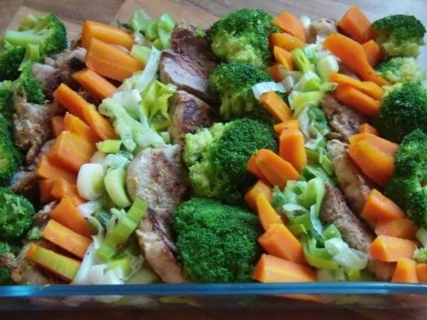 Überbackenes Schweinefitet - Rezept