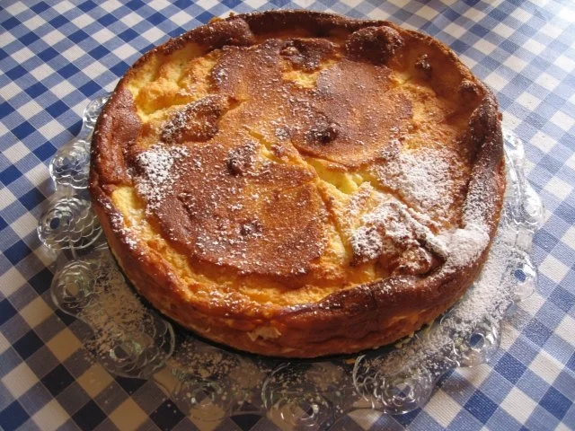 Käsekuchen ohne Boden - Rezept