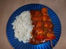 Hähnchenspiesse mit Reis - Rezept