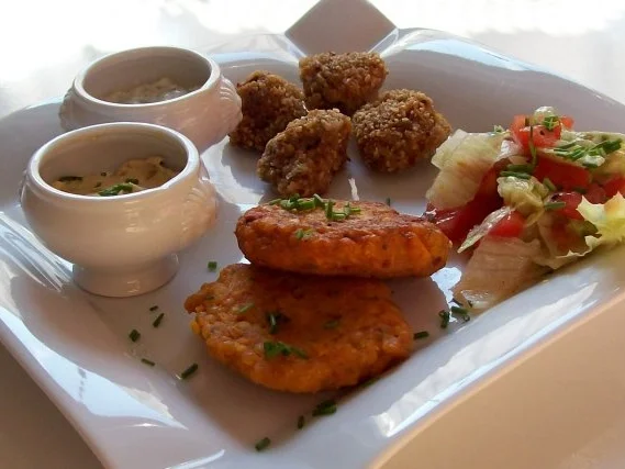 Vorspeise: Knusprig gebratene Champignons in Erdnusspanade - Rezept - Bild Nr. 8