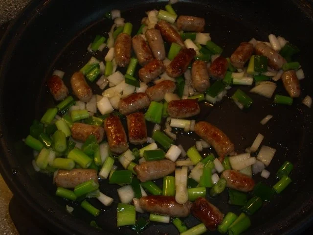 Nudel-Bratwurst-Pfanne mit Asia-Gemüse - Rezept - Bild Nr. 3