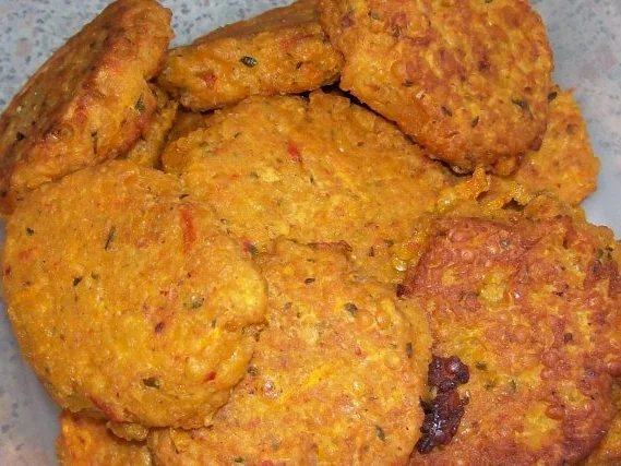 Vegetarische Küche: Scharfe Linsen-Möhren-Bratlinge - Rezept - Bild Nr. 7