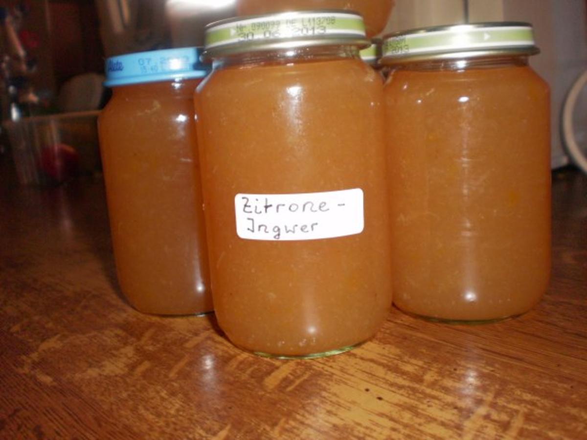 Zitronen-Ingwer-Marmelade - Rezept mit Bild - kochbar.de