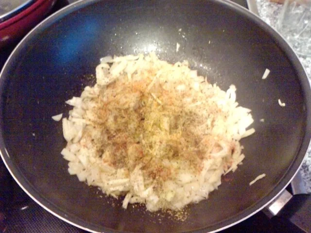 Rezept: Reste-Risotto Frutti de Mare zum Fingerablecken Variante Alm-Öhi Bild Nr. 3 Reste-Risotto Frutti de Mare zum Fingerablecken Variante Alm-Öhi - Rezept - Bild Nr. 3