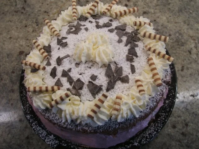 Backen: Kleine Quarktorte mit Apfel und Holunderbeeren - Rezept