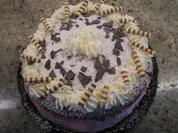 Backen: Kleine Quarktorte mit Apfel und Holunderbeeren - Rezept