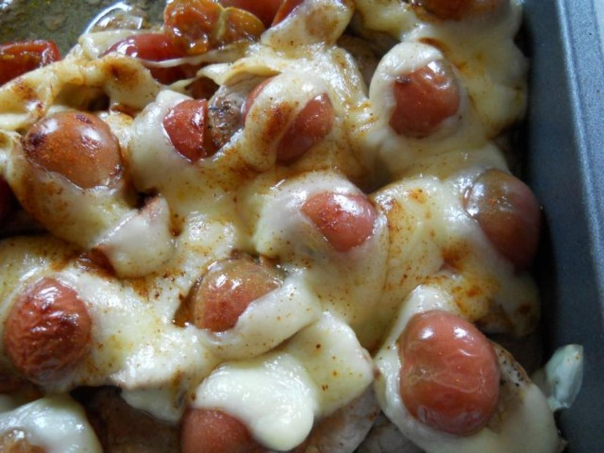 Schweinefilet überbacken mit Rosmarinkartoffeln - Rezept