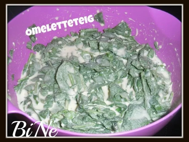 Rezept: BiNe` S SPINAT - OMELETTE Bild Nr. 4 BiNe` S SPINAT - OMELETTE - Rezept - Bild Nr. 4