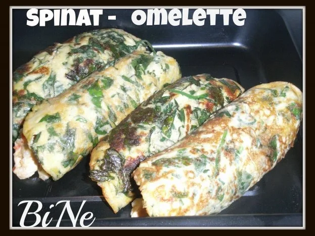 Rezept: BiNe` S SPINAT - OMELETTE Bild Nr. 10 BiNe` S SPINAT - OMELETTE - Rezept - Bild Nr. 10