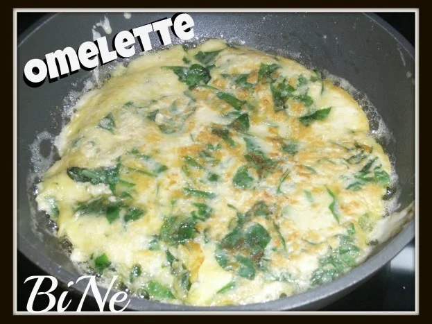 Rezept: BiNe` S SPINAT - OMELETTE Bild Nr. 5 BiNe` S SPINAT - OMELETTE - Rezept - Bild Nr. 5